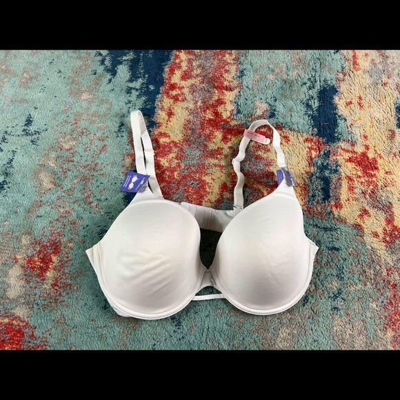 NWT Hanes White Bra Size Large - Picture 1 of 3